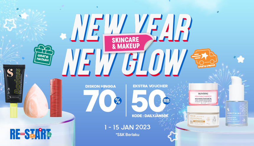 New Year New Glow! Ada Promo Awal Tahun Apa Saja ya di BeautyHaul?