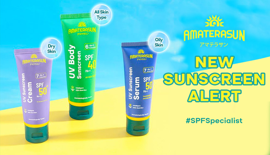 Cobain Sunscreen Terbaru dari AMATERASUN Sekarang Juga!