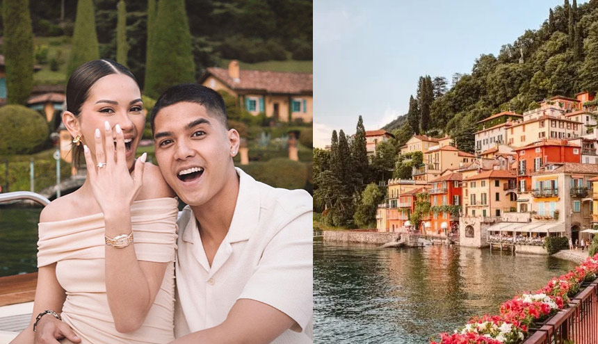 Alasan Al Ghazali Pilih Lake Como untuk Lamar Alyssa Daguise