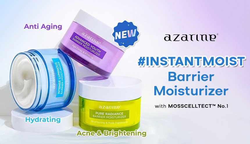 Satu-Satunya Moisturizer yang Pakai Teknologi Mosscelltec No. 1, Cuma dari Azarine!