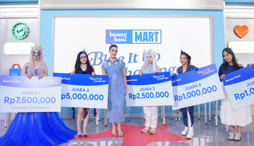 Keseruan Blue It Up Challenge: Dari Hadiah Jutaan Rupiah Sampai Ketemu Tasya Farasya!