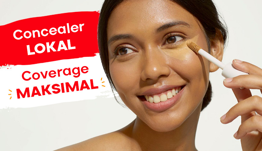 6 Rekomendasi Concealer Lokal, Tutupi Noda Wajah dengan Maksimal!