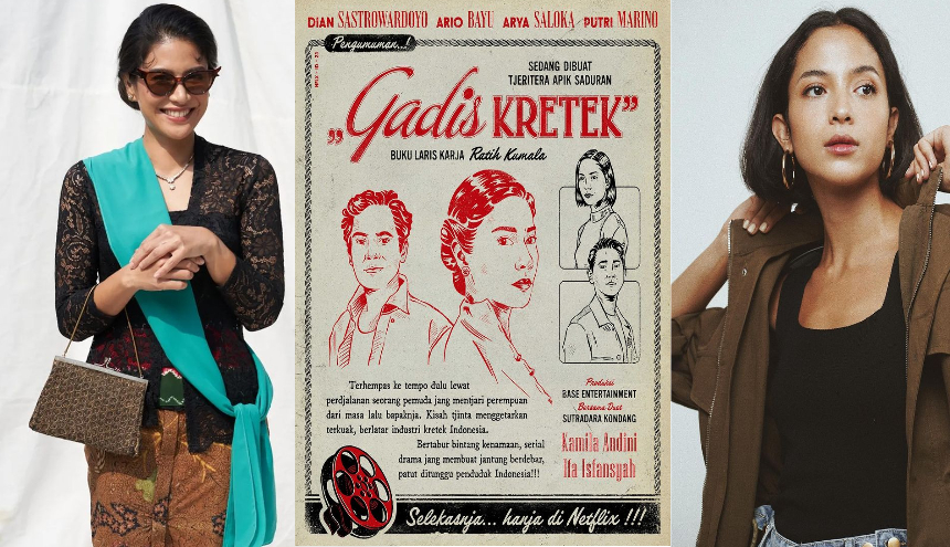 Dian Sastro dan Putri Marino Adu Akting Dalam Serial 'Gadis Kretek'