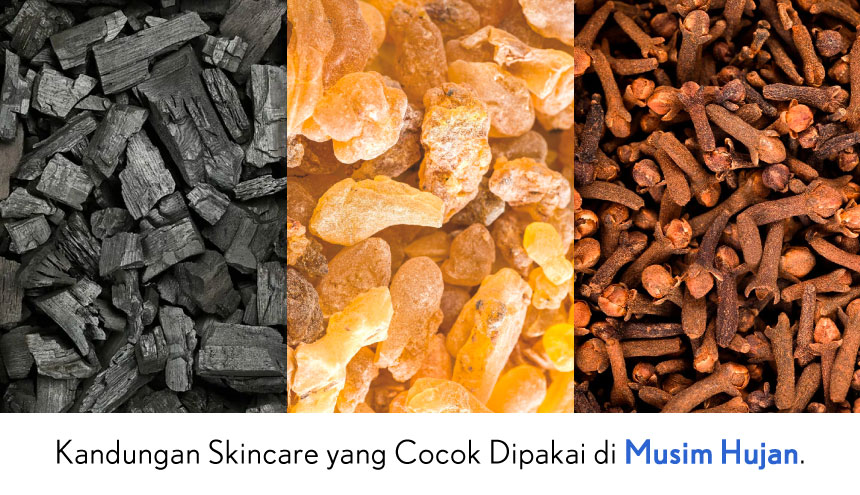 SKINCARE-PEDIA: Kandungan Skincare yang Cocok Dipakai Di Musim Hujan