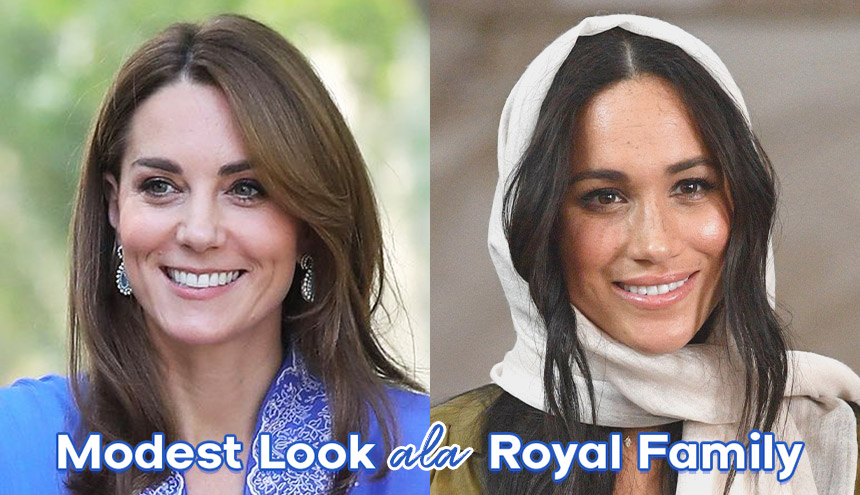 Inspirasi Look Modest Ala Kate Middleton, Meghan Markle dan Lainnya