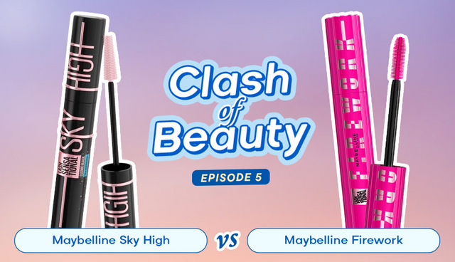 Maybelline Sky High vs Firework, Battle Mascara Paling Cetar