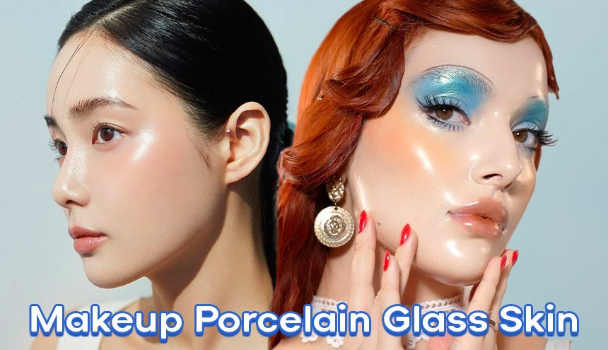 Recreate Tren Makeup Porcelain Glass Skin, Cukup Pakai 3 Produk Ini Saja