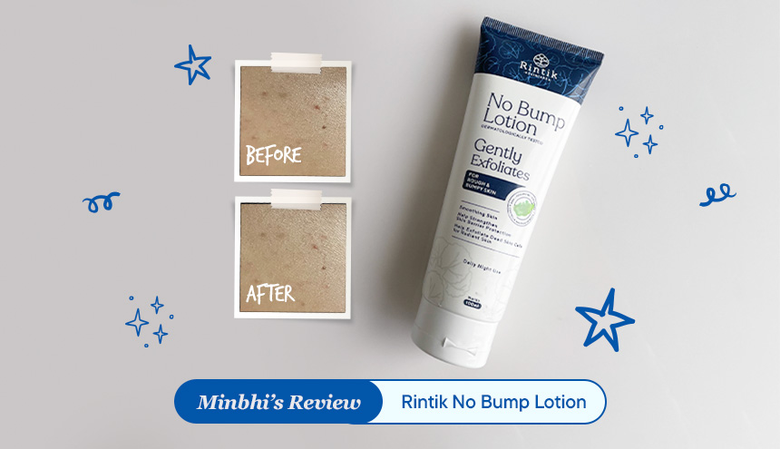 Review Rintik No Bump Lotion: Eksfoliasi Kulit Mati, Bebas Jerawat Punggung!