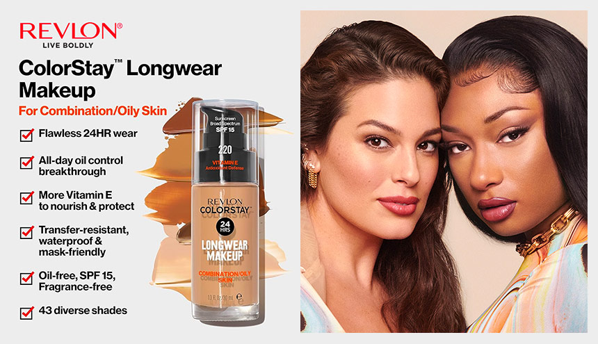 Review Foundation Revlon Colorstay™ Longwear Make Up, Sahabat Kulit Berminyak!