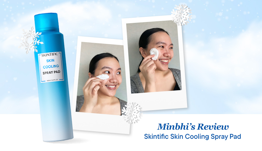 Review Skintific Skin Cooling Spray Pad: Dari Busa Berubah jadi Cooling Pad, Magic!