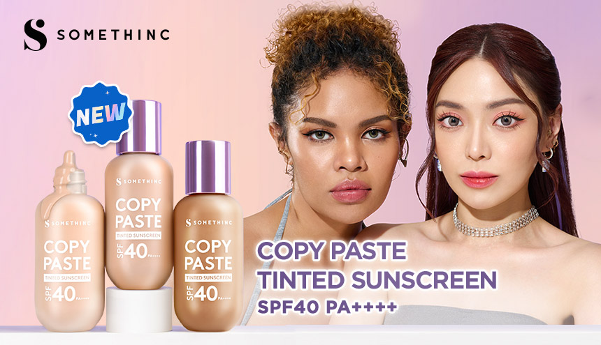 Keluarga Terbaru Copy Paste Somethinc: Somethinc Copy Paste Tinted Sunscreen SPF 40 PA++++!