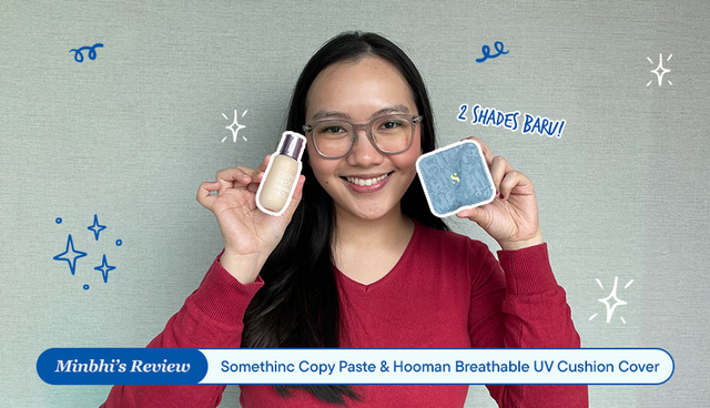 Somethinc Copy Paste & Hooman Breathable UV Cushion Cover: 2 Shade Baru Untuk Complexion Sempurna