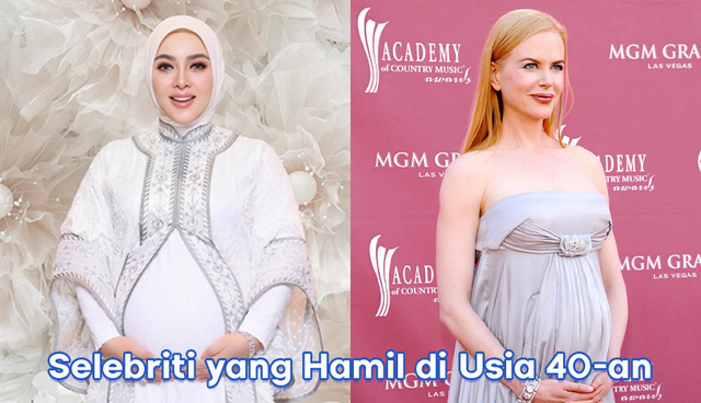 Selain Syahrini, Ini Dia Selebriti yang Hamil di Usia 40-an!