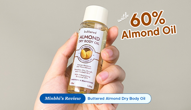 Review Buttered Almond Dry Oil: 60% Almond Oil untuk Kelembapan yang Intense!