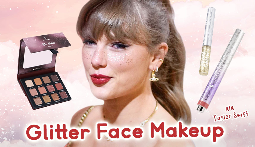 Glitter Face Makeup ala Taylor Swift, yuk Recreate!