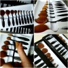 NO BRAND No Brand Oval Brush Set (isi 10pc)