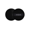 MASAMI 2P 55X5MM ROUND BLACK SOFT COTTON PUFF