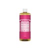 DR BRONNERS Rose Pure Castile Liquid Soap