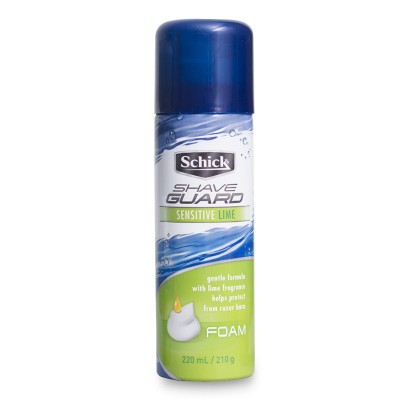 SCHICK Shave Guard Foam Sensitive Lime