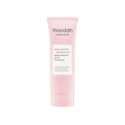 WARDAH Hydra Rose NMF Amino + Pentavitin Barrier Replenish pH 5.5 Gel Cleanser