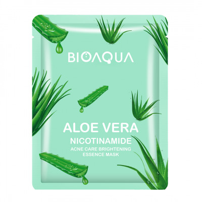 BIOAQUA Aloe Vera Nicotinamide Acne Care Brightening Essence Mask BIOAQUA Aloe Vera Nicotinamide Acne Care Brightening Essence Mask