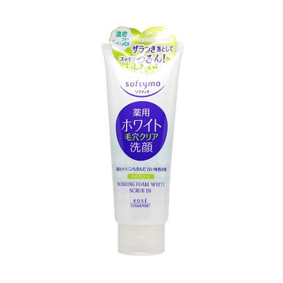 KOSE JAPAN SOFTYMO Washing Foam White Scrub in 150g