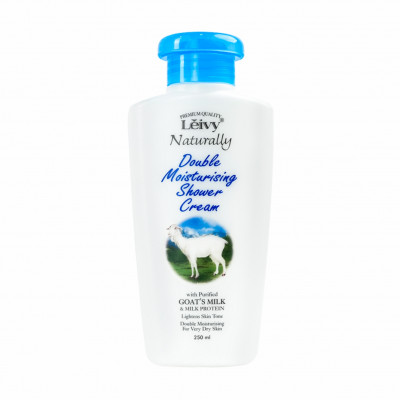 LEIVY Shower Cream Goats Milk 250ml - Body Wash / Sabun mandi