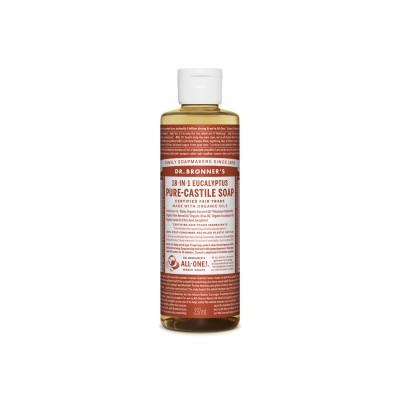 DR BRONNERS Eucalyptus Pure Castile Liquid Soap