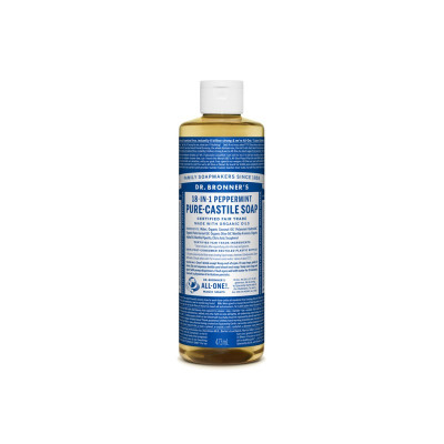 DR BRONNERS Peppermint Pure Castile Liquid Soap