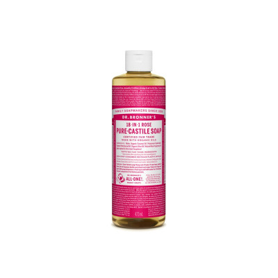 DR BRONNERS Rose Pure Castile Liquid Soap