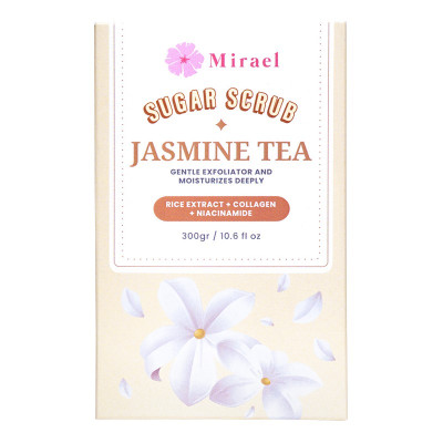 MIRAEL SUGAR WAX Bright Jasmine Tea Sugar Scrub