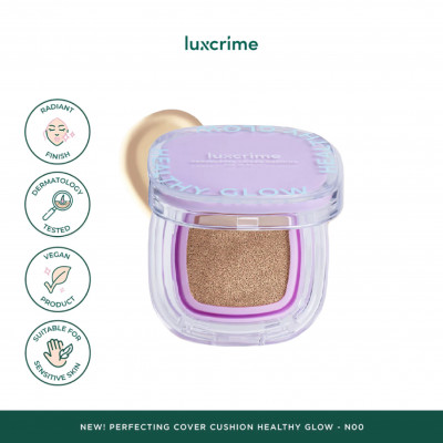 LUXCRIME Perfecting Cover Cushion - Healthy Glow SPF 35 PA +++