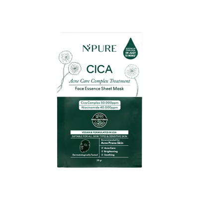 NPURE Centella Asiatica Sheet Mask - New Packaging