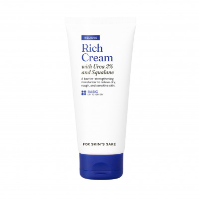 FOR SKINS SAKE Rich Cream Moisturizer 2% Urea & Squalane