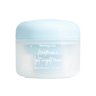 SATURDAY LOOKS Waterizer Light Weight Cream Hyaluronic Acid + Ceramide SATURDAY LOOKS Waterizer Light Weight Cream Hyaluronic Acid + Ceramide