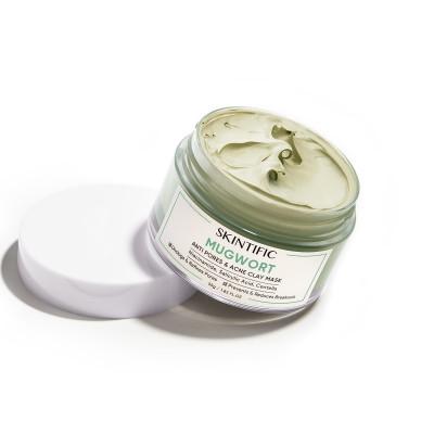 SKINTIFIC Mugwort anti pores & acne clay mask 55gr