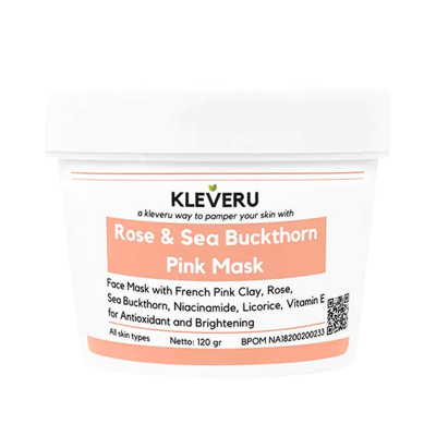 KLEVERU Rose and Sea Buckthorn Pink Mask