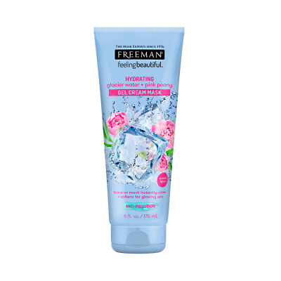 FREEMAN Feeling Beautiful Hydrating Glacier Water and Pink Peony Gel Cream Mask