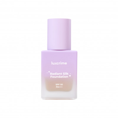 LUXCRIME Radiant Silk Foundation SPF 50 PA +++