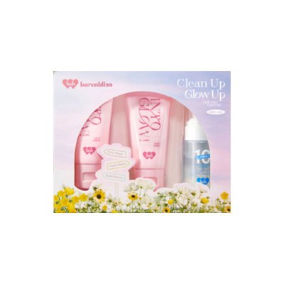 BARENBLISS Clean Up Glow Up Self-Care Travel Kit