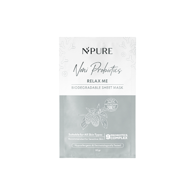 NPURE Noni Probiotics Relax Me Biodegradable Sheet Mask