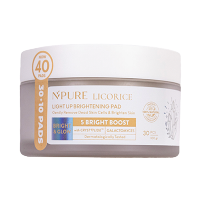 NPURE Licorice Light Up Brightening Pad