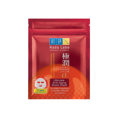 HADA LABO Gokujyun Alpha Ultimate Anti-Aging Sheet Mask