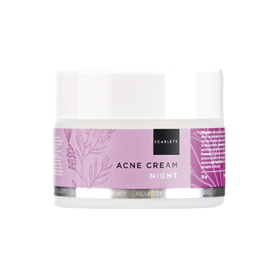 SCARLETT WHITENING Acne Night Cream