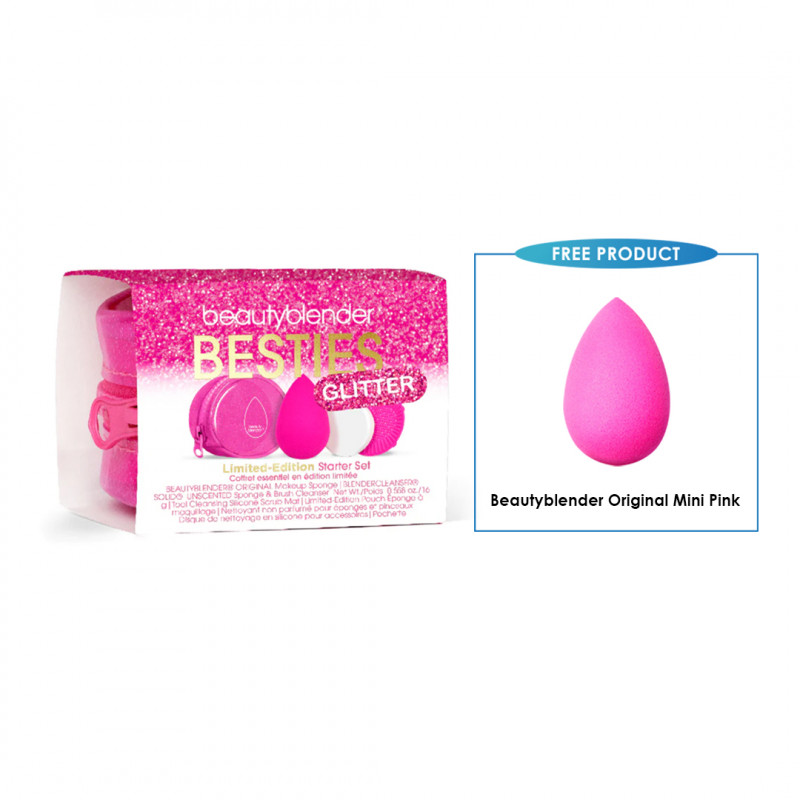 BEAUTYBLENDER BESTIES GLITTER Blend & Cleanse Starter Set