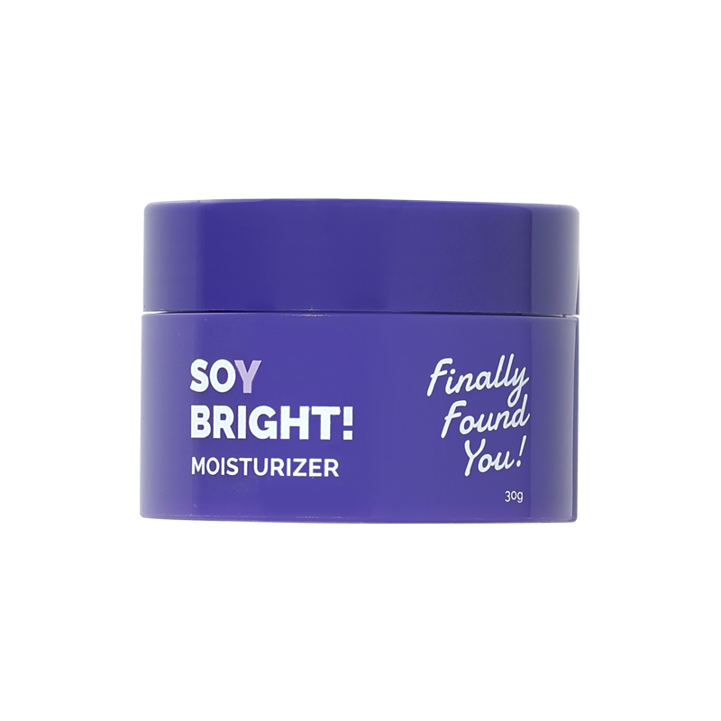 Finally Found You Soy Bright! Moisturizer 30gr - 2in1 Primer Makeup dan Gel Pelembab Krim Siang dan Malam