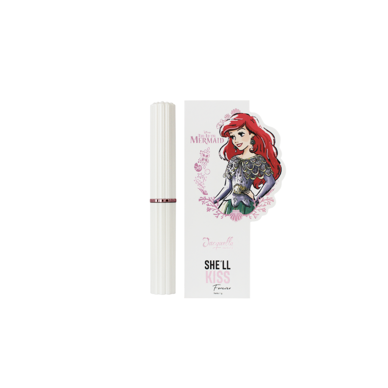 JACQUELLE She'll Kiss Forever - Disney Princess Ariel Edition Creamy Matte Lipstick