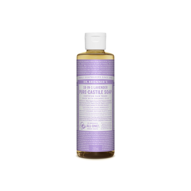 DR BRONNERS Lavender Pure Castile Liquid Soap