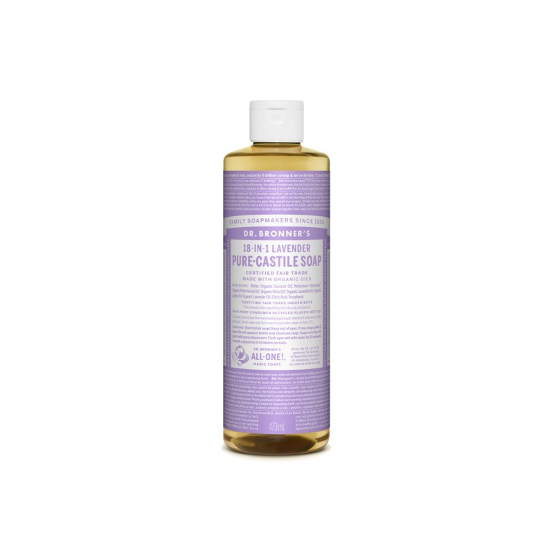 DR BRONNERS Lavender Pure Castile Liquid Soap