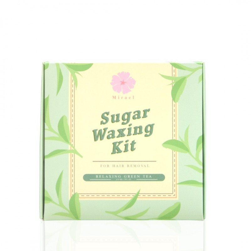 MIRAEL SUGAR WAX Green Tea Sugar Waxing Kit MIRAEL SUGAR WAX Green Tea Sugar Waxing Kit